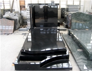 Shanxi Black Head Stone, Black Granite Tombstone