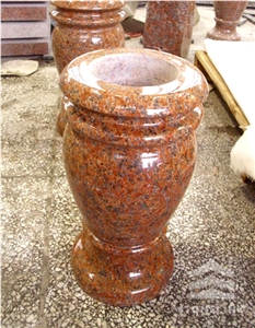 Tianshan Red Granite Monument Vase, Monument Acessary, China Red Granite Urn, Vase Tianshan Red Granite Monument Vase, Monument Acessary, China Red Granite Urn, Vase