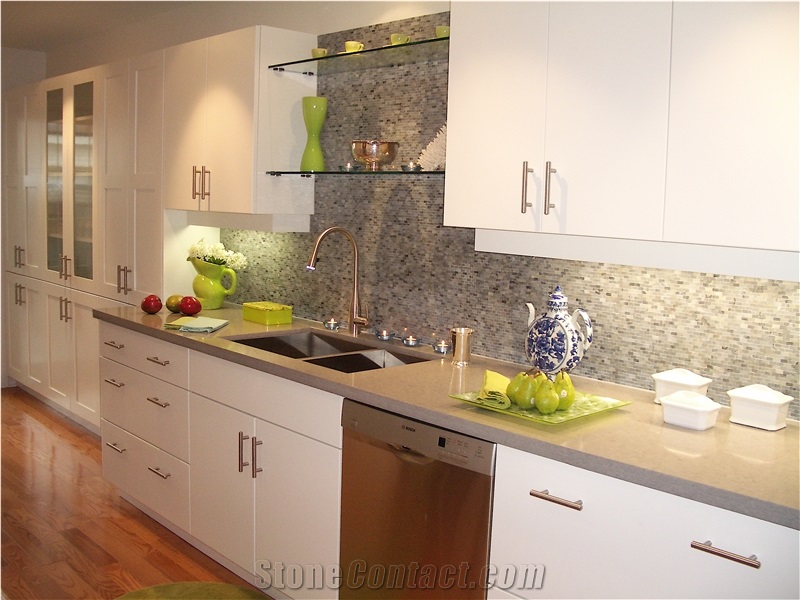 Quartz Stone Kitchen Countertops