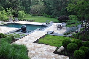 Travertine Scabos Pattern, Philadelphia Scabos Travertine Cobble, Pavers