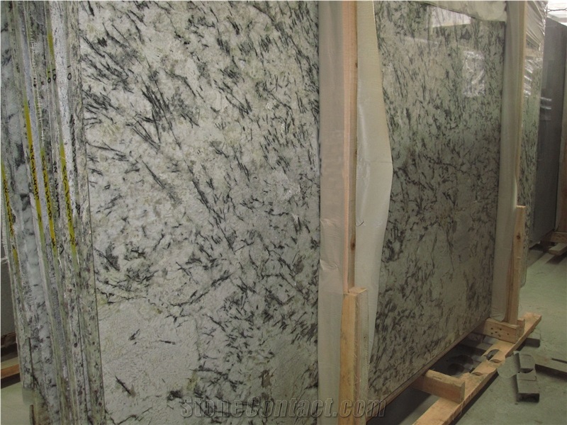 1st Quality Persian Pearl Granite Slab, Brazil White Granite