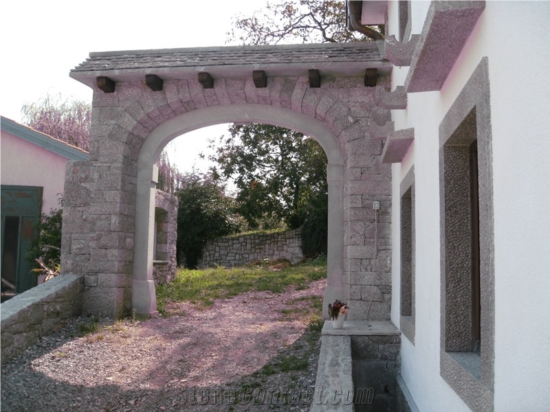Repen Povir Limestone Arches, Entrance, Portals, Repen Povir Grey Limestone Arches