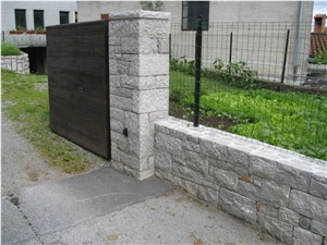 Repen Povir Limestone Masonry, Walling, Repen Povir Grey Limestone Walling