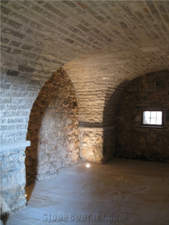 Repen Povir Limestone Masonry, Walling, Repen Povir Grey Limestone Walling