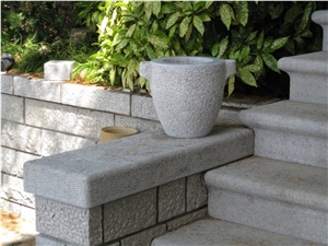 Repen Povir Limestone Solid Stone Stairs, Repen Povir Beige Limestone Stairs