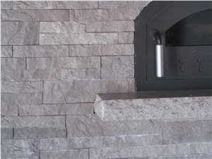 Repen Povir Limestone Wall Cladding, Repen Povir Grey Limestone Wall Cladding