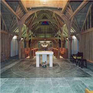 Delabole Slate Flooring, United Kingdom Blue Slate