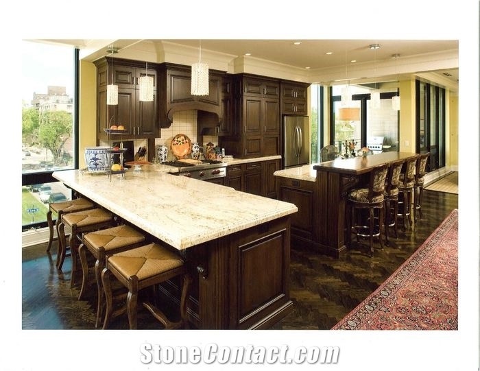 Colonial Cream Granite Countertop, Colonial Cream Beige Granite Countertop