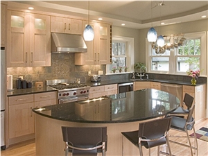 Shadow Green Granite Kitchen Island Countertop