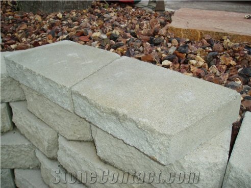 Windsor Stone Cap Units, Beige Sandstone Pier Caps, Quoins