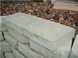 Windsor Stone Cap Units, Beige Sandstone Pier Caps, Quoins