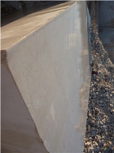Bartu Light Beige Marble Blocks, Isparta Cream Beige Marble Block