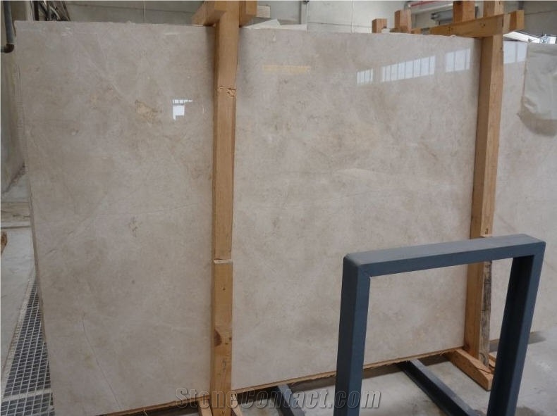 Bartu Light Beige Marble Slabs, Isparta Cream Beige Marble Slabs