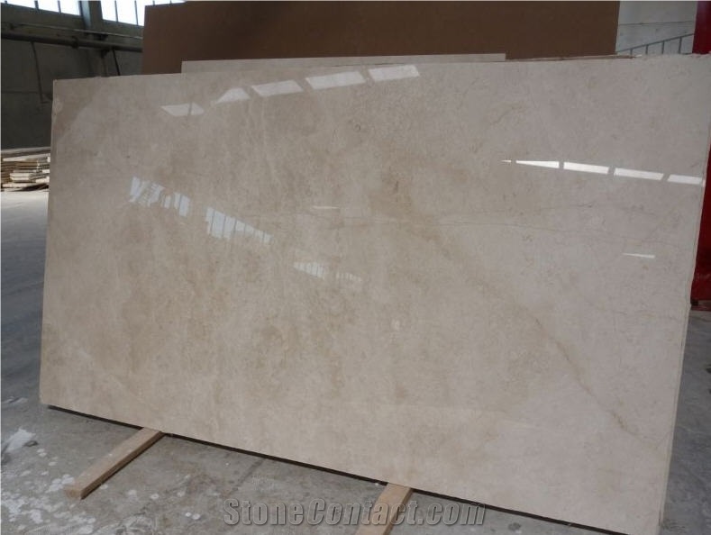 Bartu Light Beige Marble Slabs, Isparta Cream Beige Marble Slabs