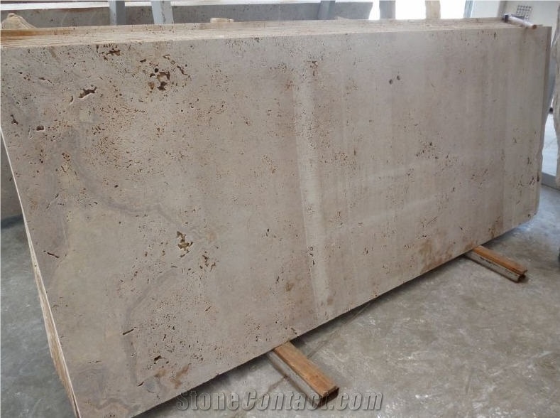 Dark Noce Travertine Slabs, Turkey Brown Travertine