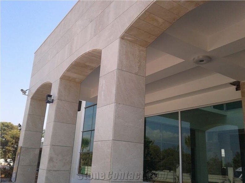 Santa Royal Marble Exterior Walling, Santa Royal Beige Marble Walling