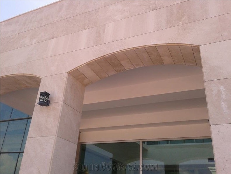 Santa Royal Marble Exterior Walling, Santa Royal Beige Marble Walling