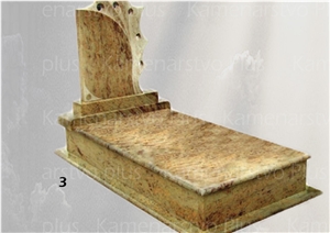 India Gold Granite Monument, Pallava Gold Yellow Granite Monument