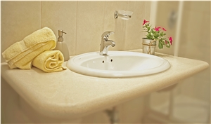 Avorio Argento Limestone Vanity Tops, Avorio Argento Beige Limestone Vanity Tops