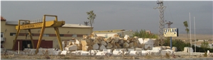 Usak White Marble Blocks