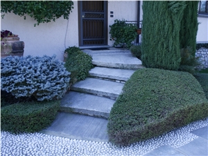 Beola Grigia Quartzite Deck Steps, Beola Grigia Grey Quartzite Steps