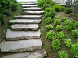 Beola Grigia Servezzo Quartzite Steps, Beola Grigia Servezzo Grey Quartzite Steps