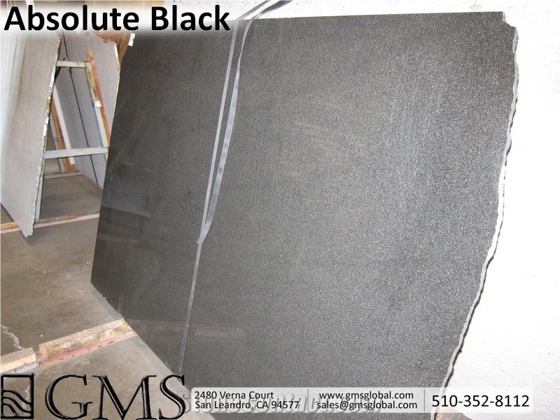 Absolute Black Granite Slabs