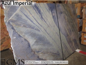 Azul Imperiale Quartzite Slabs, Brazil Blue Quartzite Azul Imperiale Quartzite Slabs, Brazil Blue Quartzite