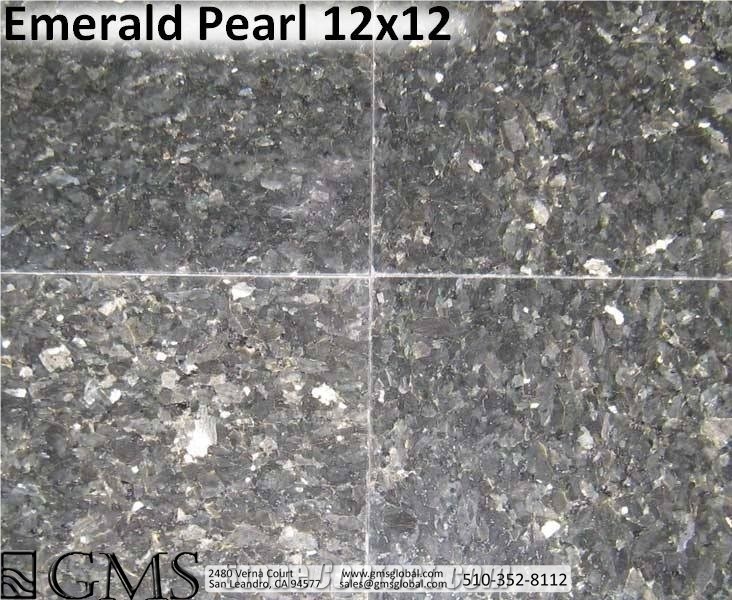 Emerald Pearl Granite Tiles, Norway Green Granite