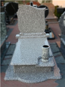 Crema Pearl Pink Granite Monument