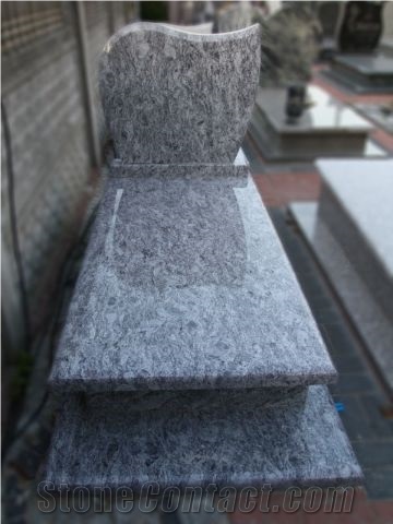Lavender Blue Granite Monument