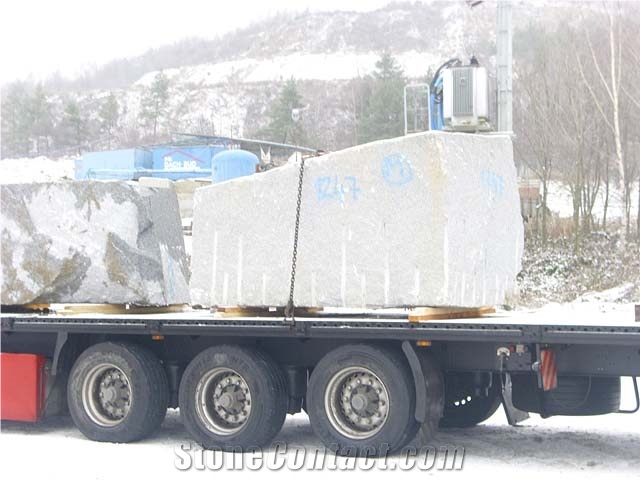 Spanish Gran Blanco Granite Blocks, Spain White Granite