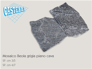 Beola Grigia Quartzite Flagstone, Beola Grigia Grey Quartzite Flagstone