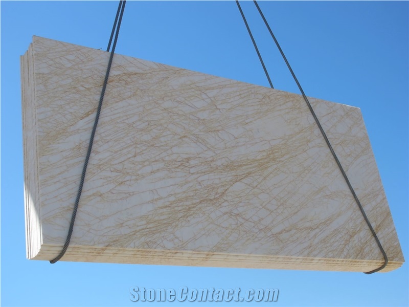 Golden Spider Marble Slabs, Drama Gold Marble