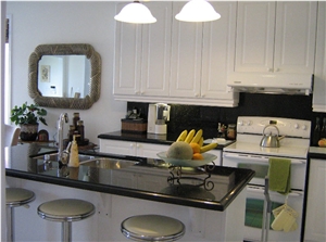 Absolute Black Granite Kitchen Countertop