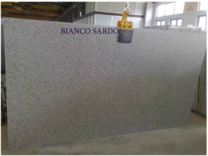 Bianco Sardo Granite Slabs, Italy White Granite Bianco Sardo Granite Slabs, Italy White Granite