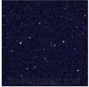 Blue Star Dust Quartz Stone