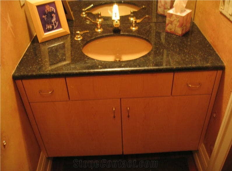 Misty Brown Granite Vanity Top