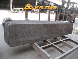 Bain Brook Brown China Pink Granite Countertops