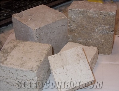 Travertino Romano Classico Cubestone, Travertino Classico Beige Travertine Cubes