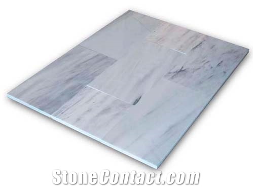 Kavalas White Marble Polished Tiles & Slabs, Flooring Tiles, Wall Covering Tiles