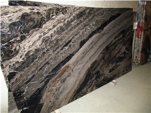 Frappuccino Marble Slabs, India Brown Marble