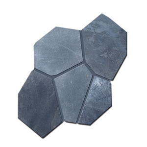 China Black Slate Pavements, Hebei Black Slate Flagstone