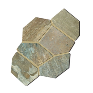 Golden Slate Flagstone, Sesame Yellow Slate Flagstone