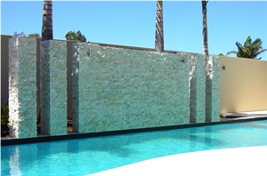 Slate Veneer, Ledge Stone Wall Cladding, Oyster Beige Slate Wall Cladding