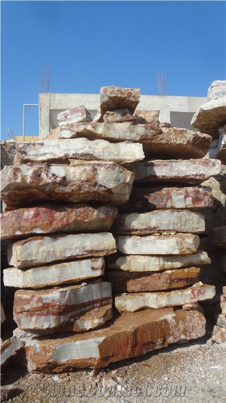 Red Skin Onyx Boulders, Red Onyx Block