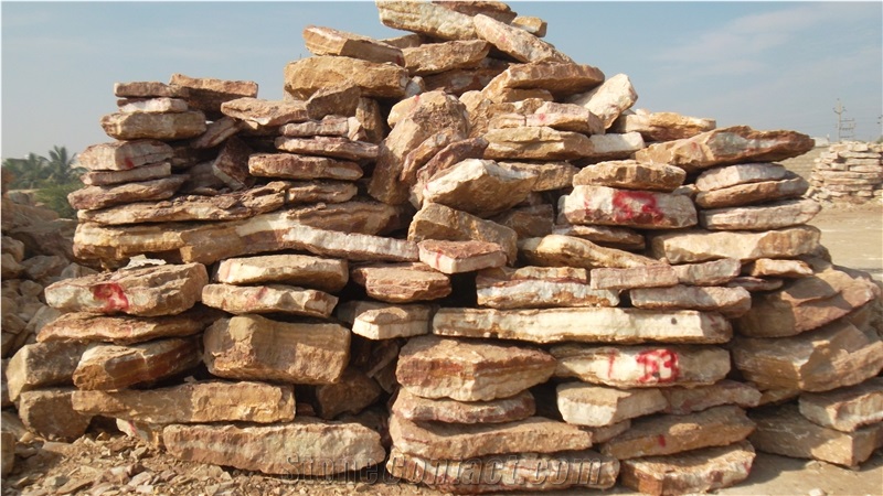 Red Skin Onyx Boulders, Red Onyx Block