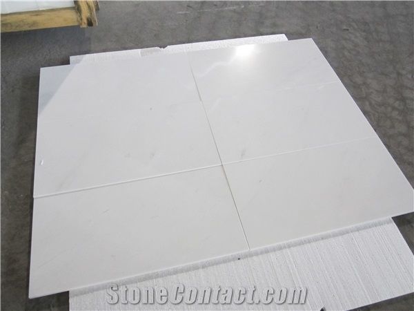 Ariston White Marble Slabs, White Marble Tiles
