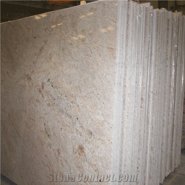 Colonial Cream Granite Slab, India Beige Granite