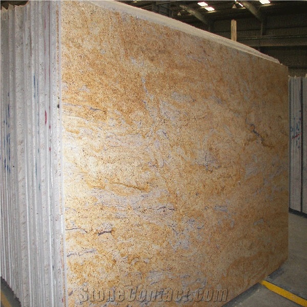 Colonial Gold Granite Slab, India Yellow Granite tiles & slabs, floor tiles, wall tiles 